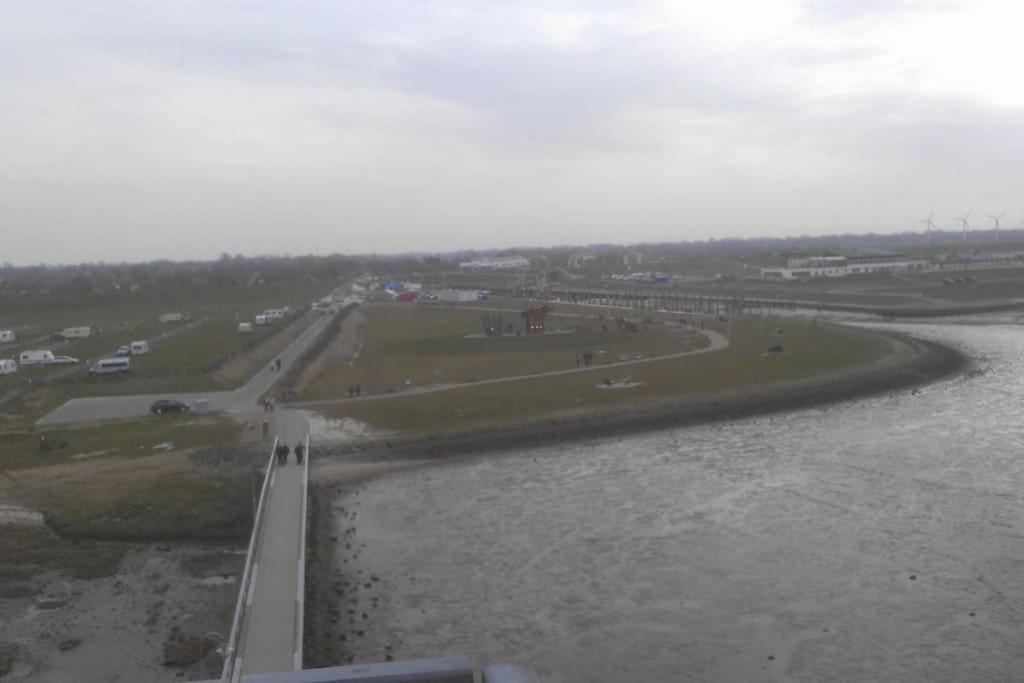 Nordsee Und Natur. Gemuetliche Fewo Mit Deichblick Dorumer Neufeld Eksteriør bilde